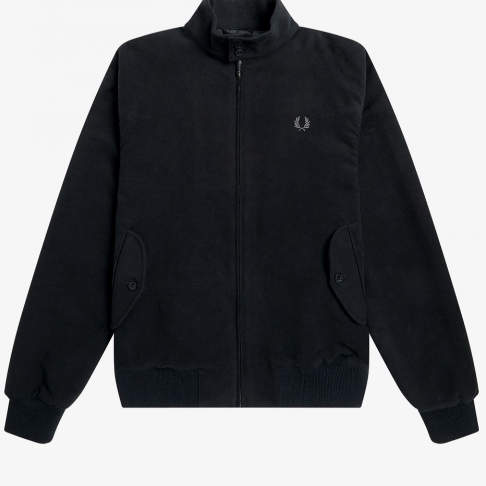 Fred Perry - Moleskin Jacket in Black J4872 - Size Small - MSRP $400 - NWT - Picture 2 of 6